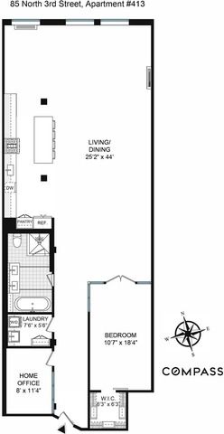 $2,250,000 | 85 North 3rd Street, Unit 413 | Williamsburg