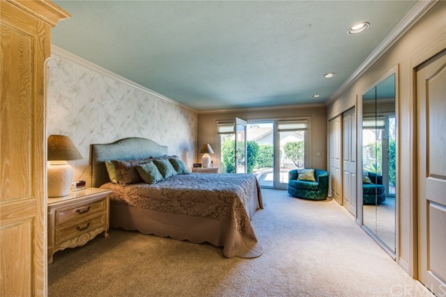 2001 Cypress Point Drive Corona, CA 92882 - Photo 27 of 62 Master bedroom with French door access to side yard