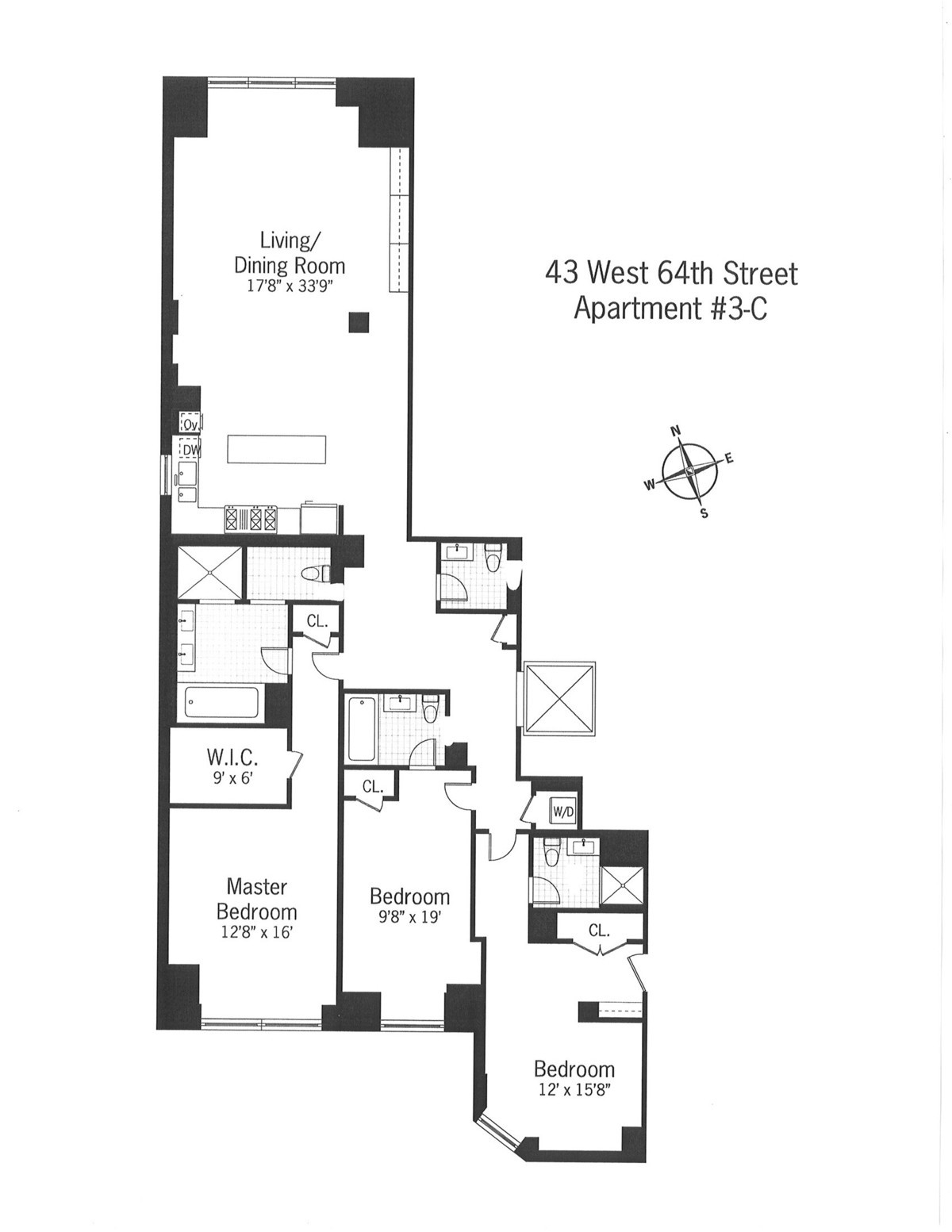 43 West 64th Street, Unit 3C Manhattan, NY 10023 - Photo 10 of 10