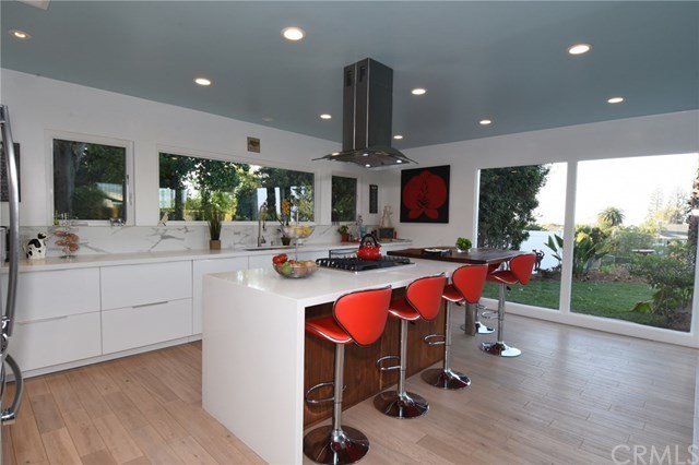 12 Harbor Sight Drive Rolling Hills Estates, CA 90274 - Photo 4 of 56 The most gorgeous kitchen, with city light views, and a slider that opens right onto the patio and rear yard.