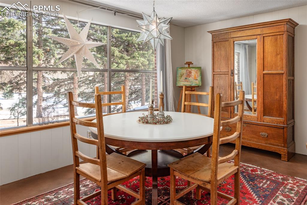 8715 Chipita Park Road Cascade, CO 80809 - Photo 11 of 33 Large window in the entrance that allows for good views and plenty of light!
