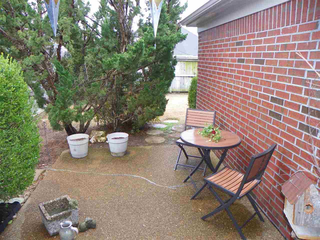 10097 Cross Ridge Road Cordova, TN 38018 - Photo 17 of 18 Extended patio for entertaining or potted plants.