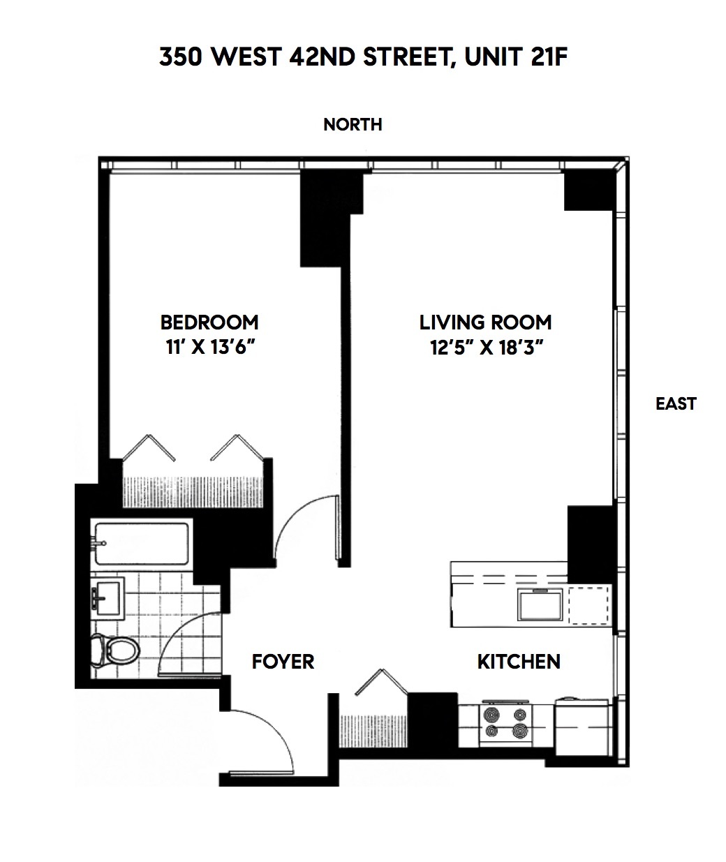 350 West 42nd Street, Unit 21F Manhattan, NY 10036 - Photo 16 of 16