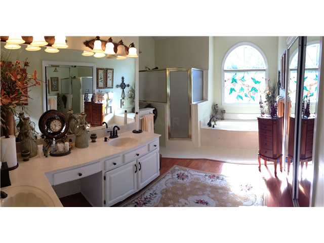 439 Brook Ridge Circle Cordova, TN 38018 - Photo 10 of 16 Beautiful Master Bath with hardwood & tile floor, double sinks, whirlpool tub, separate shower & so spacious!