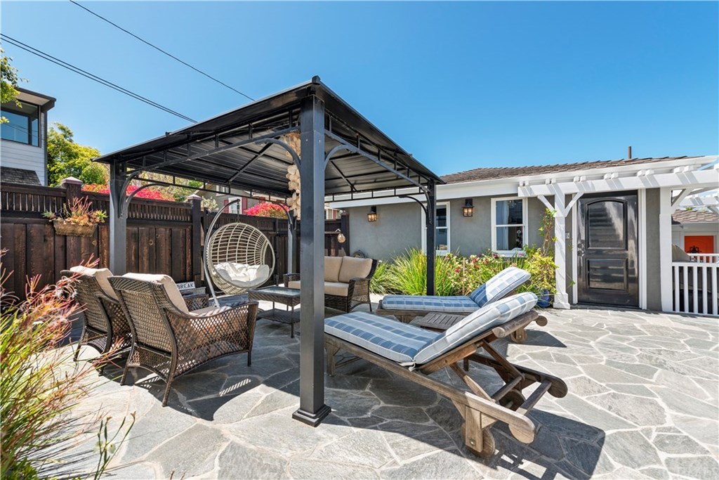 435 Agate Street Laguna Beach, CA 92651 - Photo 22 of 29 Covered patio area adjacent to detached garage