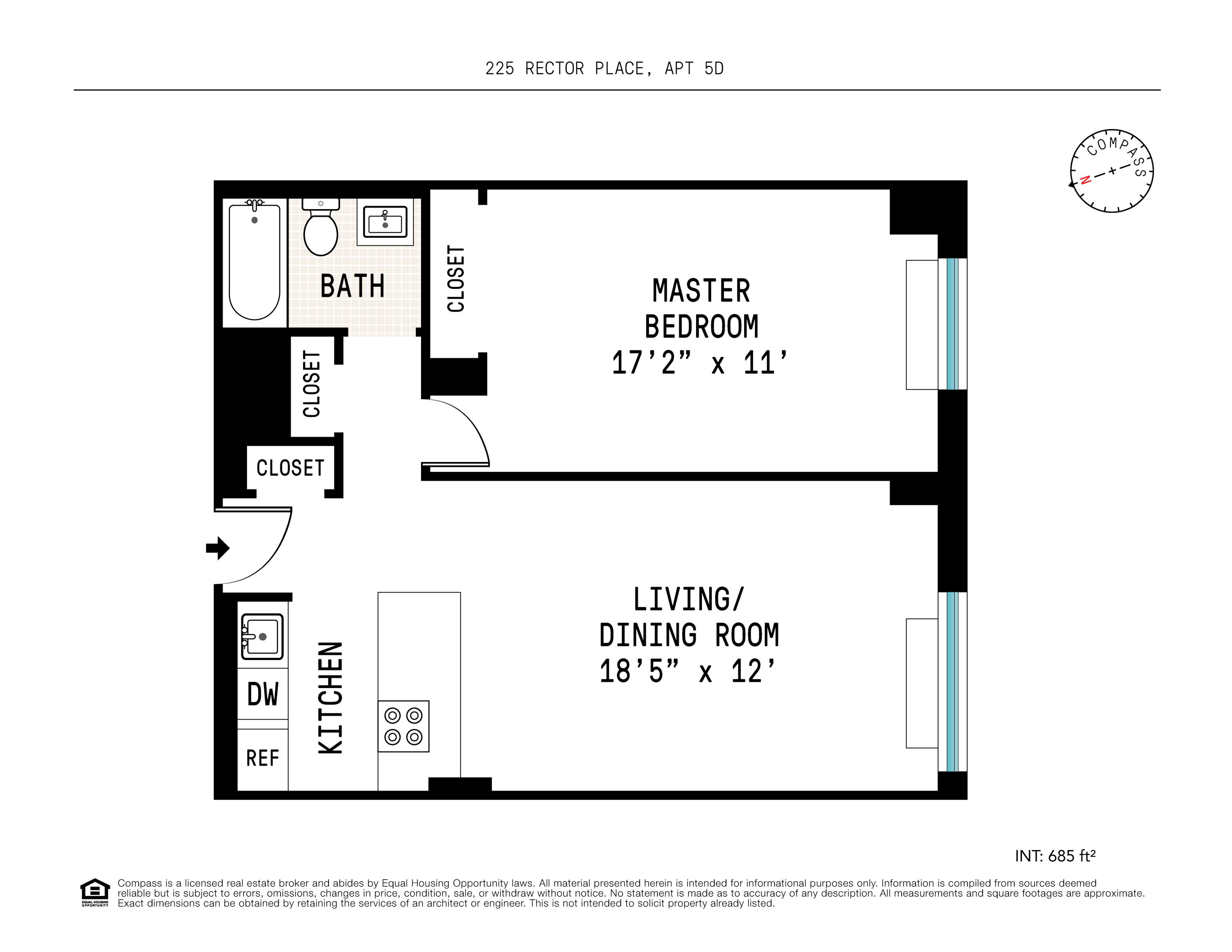 225 Rector Place, Unit 5D Manhattan, NY 10280 - Photo 12 of 12