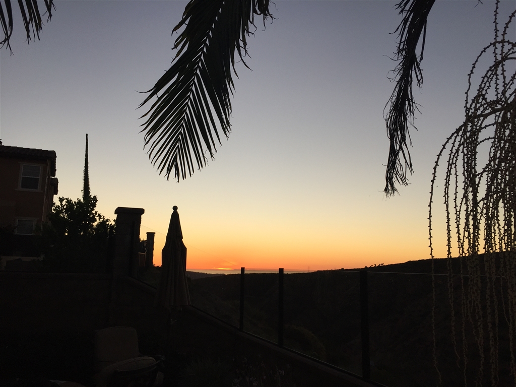 7091 Sitio Caliente Carlsbad, CA 92009 - Photo 7 of 23 Sunset view taken by seller with iPhone. Its Real and its Spectacular!