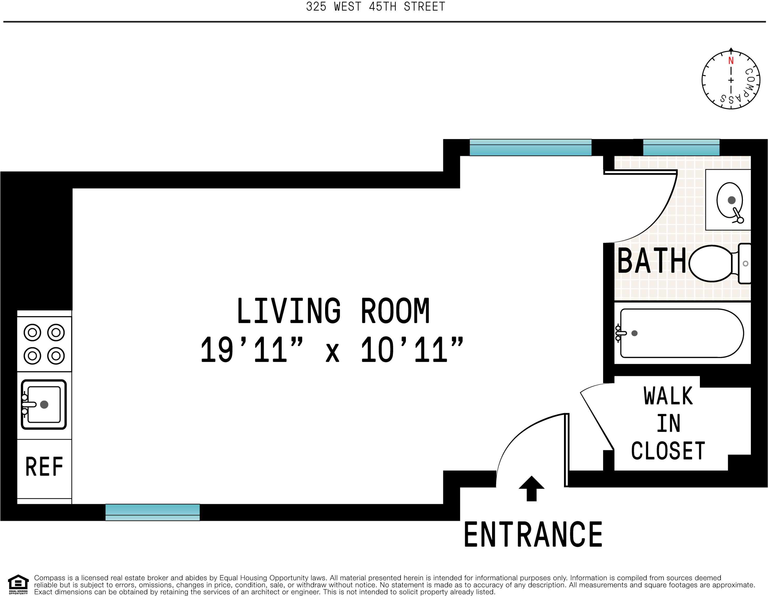 325 West 45th Street, Unit 217 Manhattan, NY 10036 - Photo 7 of 7