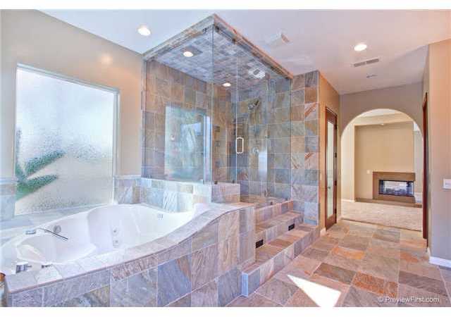 14339 Blue Sage Road Poway, CA 92064 - Photo 12 of 20 Large Jacuzzi Tub, Steam Shower, slate floors, Incredible walk in closet