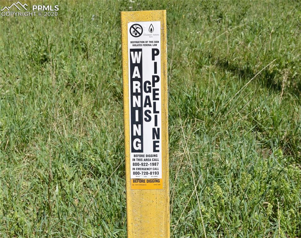 87 Apache Trail Divide, CO 80814 - Photo 7 of 20 Gas line marker near the end of the Cul-de-sac on Apache Trail.