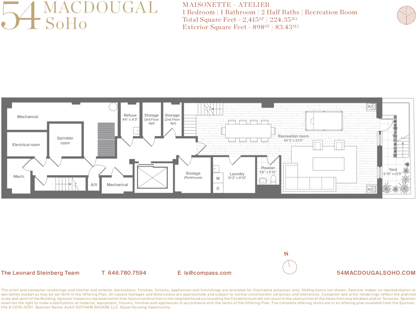 54 Macdougal Street, Unit Maisonette Manhattan, NY 10012 - Photo 12 of 12