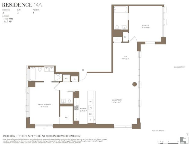 $3,300,000 | 570 Broome Street, Unit 14A | Hudson Square