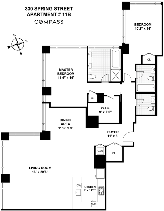 330 Spring Street, Unit 11B Manhattan, NY 10013 - Photo 11 of 11