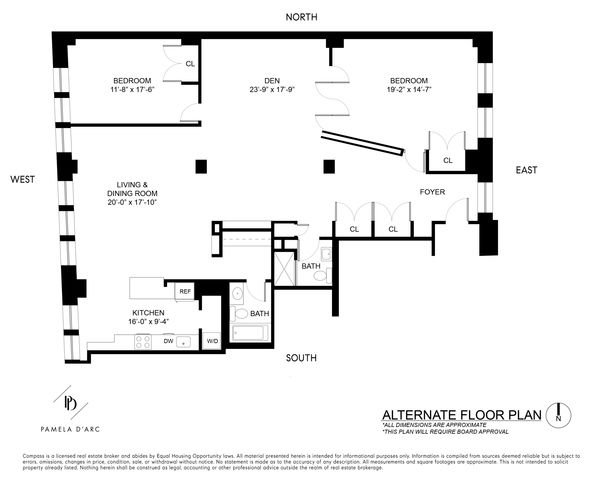 $1,770,000 | 140 Nassau Street, Unit 10C | Financial District