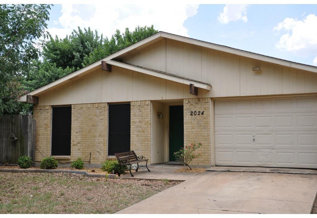 2024 Lymington Road Carrollton, TX 75007 - Photo 1 of 1 Front View with single front entry garage