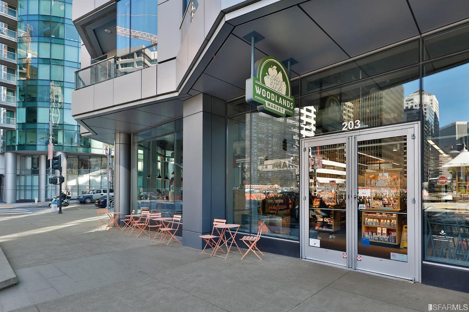 201 Folsom Street, Unit 10G San Francisco, CA 94105 - Photo 29 of 31 Woodlands gourmet market is just downstairs! Yum!