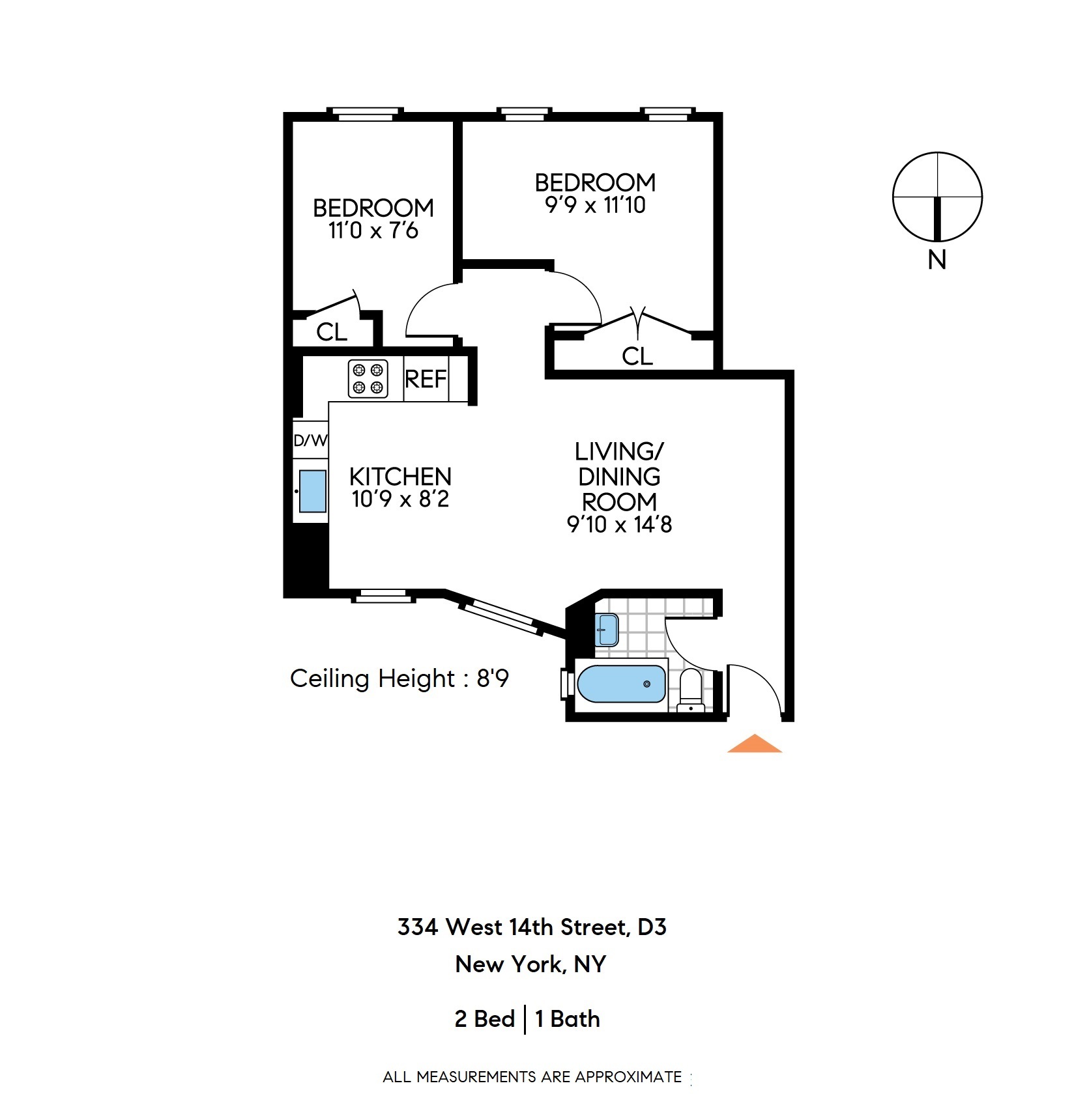 344 West 14th Street, Unit D3 Manhattan, NY 10014 - Photo 7 of 7