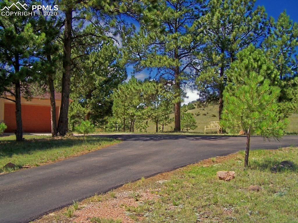 2602 Southpark Road Florissant, CO 80816 - Photo 21 of 25 Paved Driveway and a Dedicated Spot for RV Parking