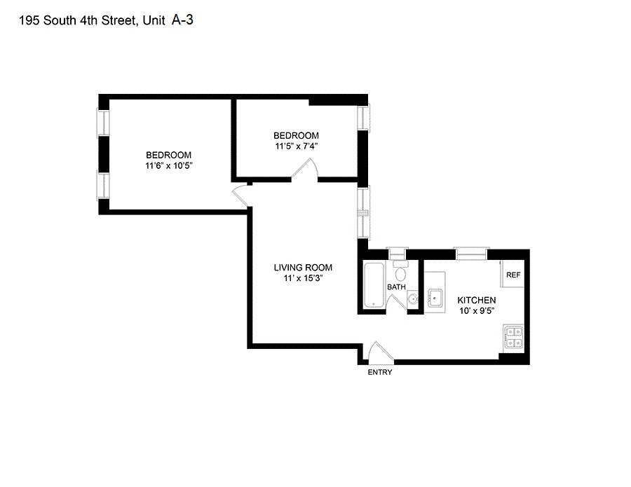 195 South 4th Street, Unit A-3 Brooklyn, NY 11211 - Photo 4 of 4