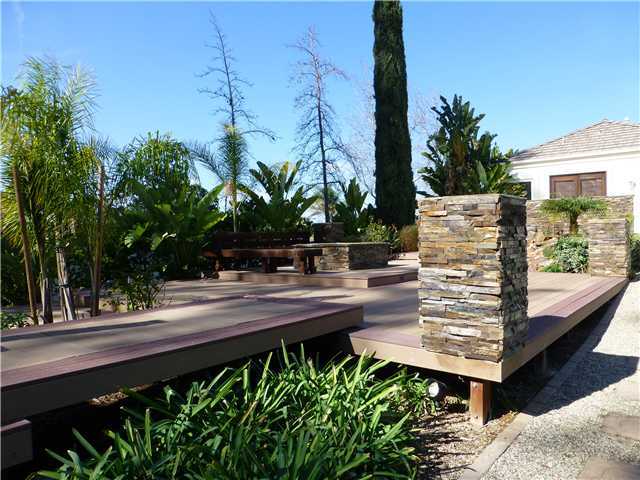 14339 Blue Sage Road Poway, CA 92064 - Photo 16 of 20 Deck surrounded with pillars include gas fire features