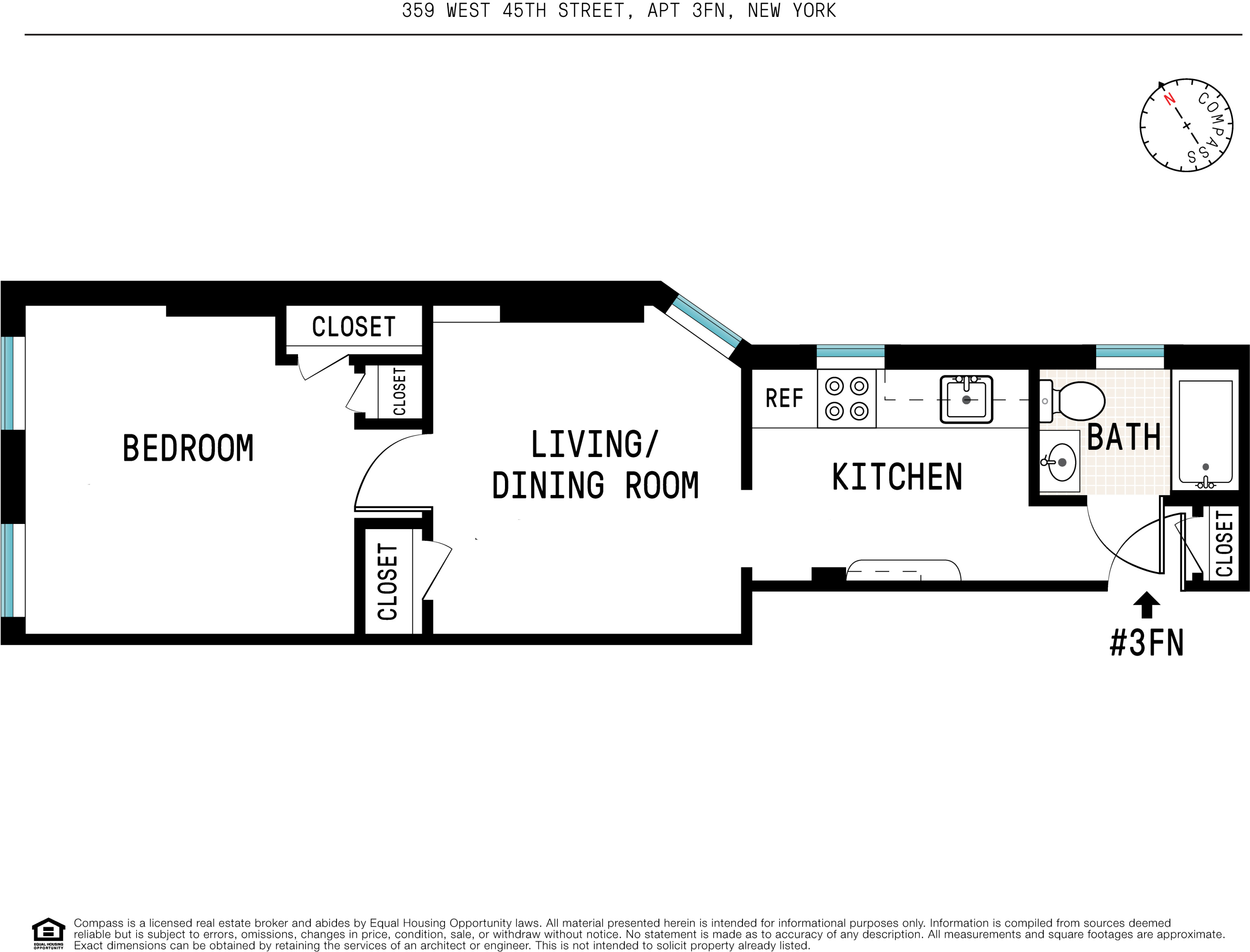 359 West 45th Street, Unit 3FN Manhattan, NY 10036 - Photo 5 of 5