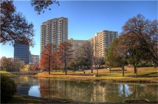Beautiful views of Turtle Creek with great floor height in preferred Building A