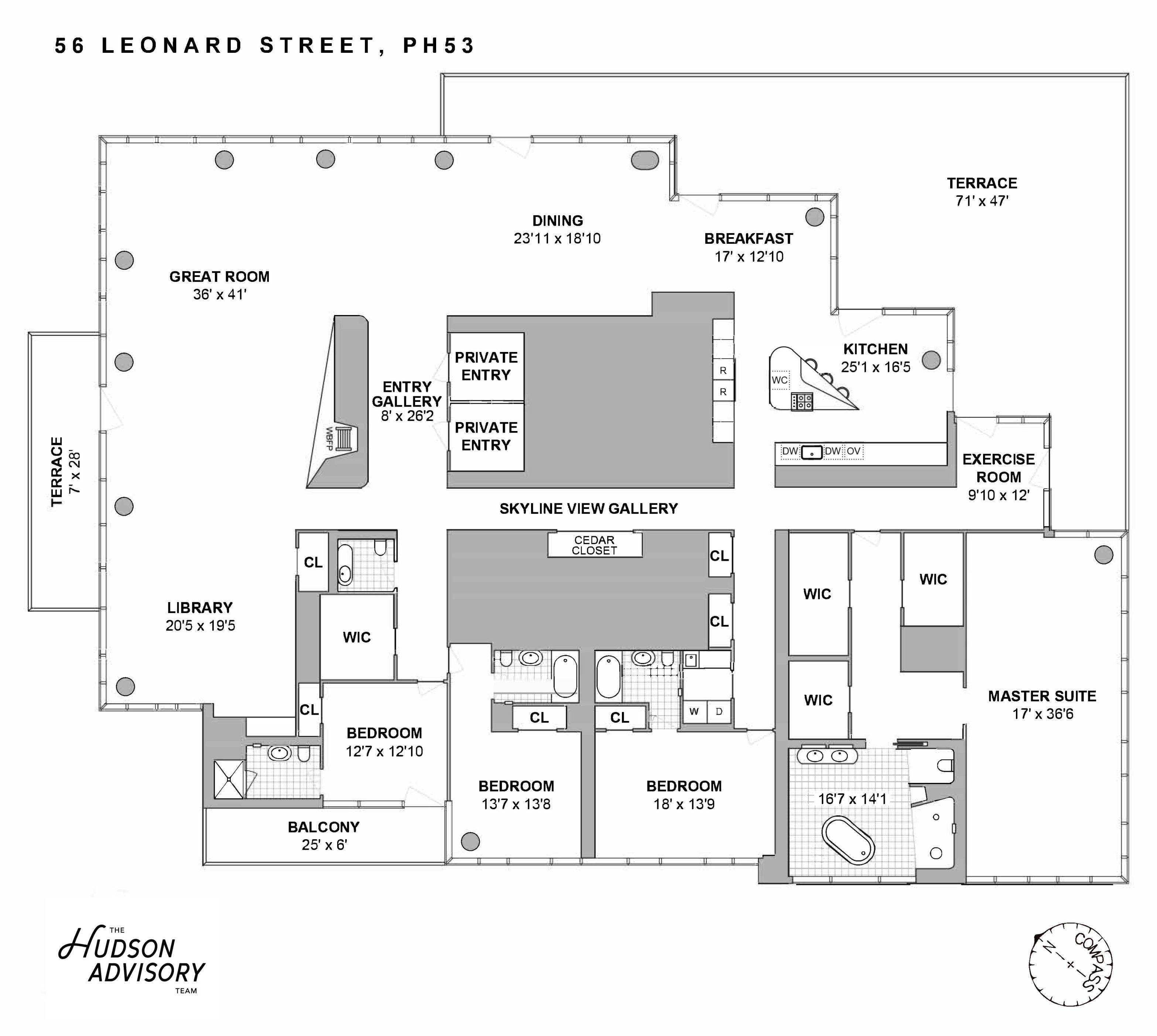 56 Leonard Street, Unit PH53 Manhattan, NY 10013 - Photo 35 of 35