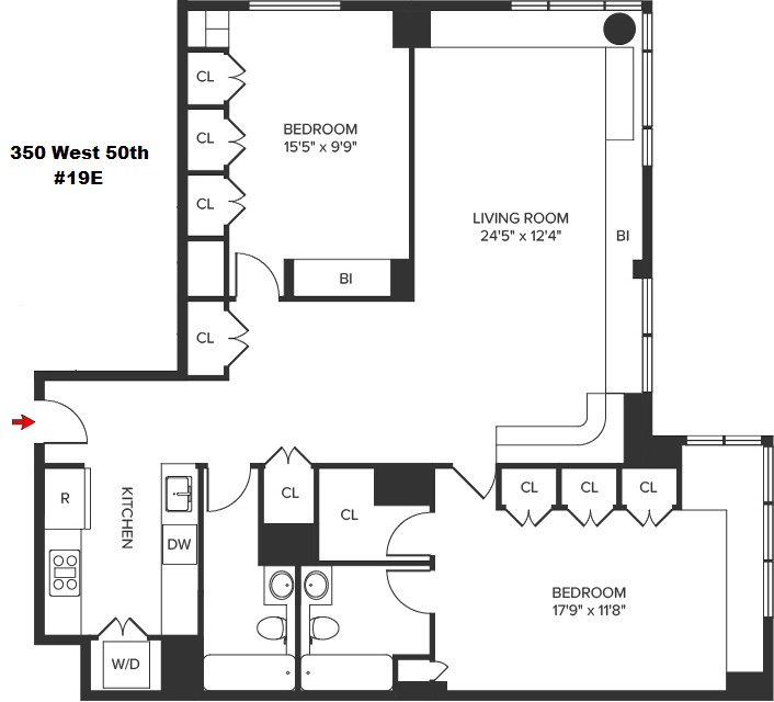 350 West 50th Street, Unit 19E Manhattan, NY 10019 - Photo 9 of 9