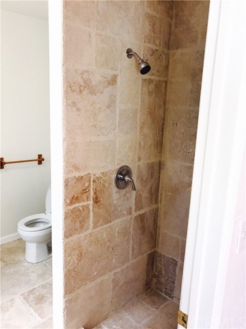 1073 Devore Road San Bernardino, CA 92407 - Photo 8 of 49 Master Bedroom Travertine Shower