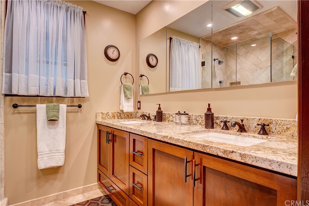 13719 Philadelphia Street Whittier, CA 90601 - Photo 22 of 45 Master bath with gorgeous cabinets, counter tops, and hardware