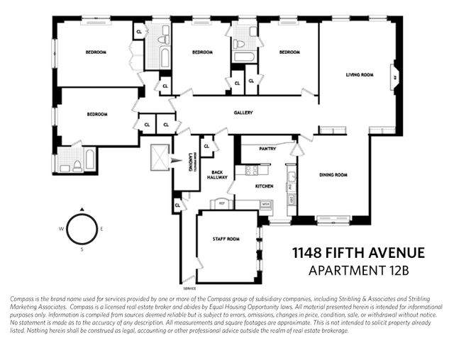 $3,650,000 | 1148 5th Avenue, Unit 12B | Upper East Side