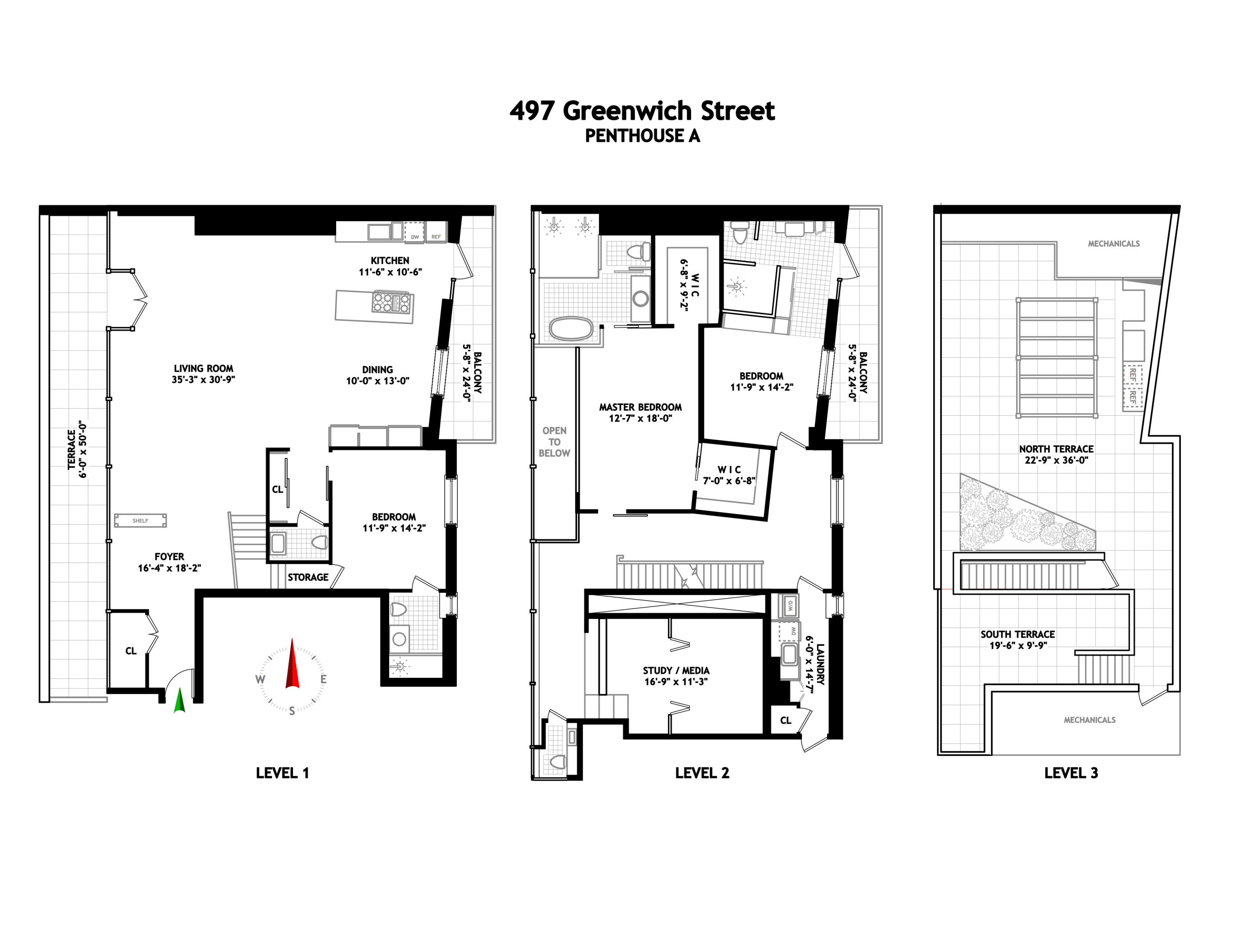 497 Greenwich Street, Unit PHA Manhattan, NY 10013 - Photo 16 of 16