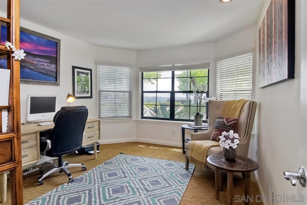 3756 Brand Crest Encinitas, CA 92024 - Photo 11 of 25 downstairs room used as an office. Downstairs room next to bathroom with walk-in shower.