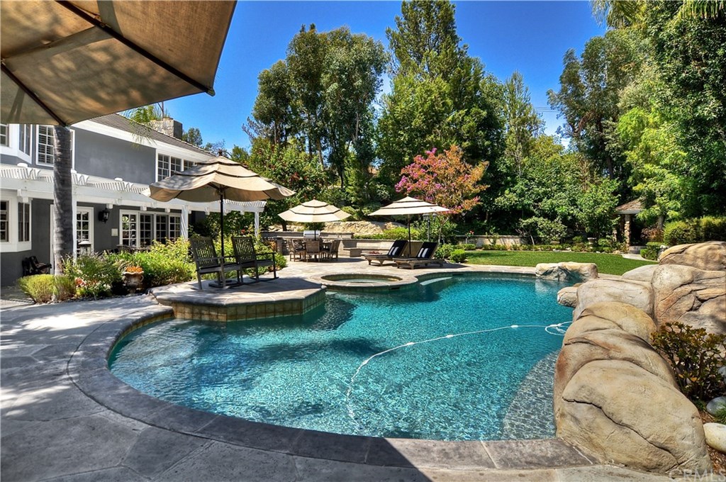7 Estates Drive Villa Park, CA 92861 - Photo 35 of 46 View of pool looking North.