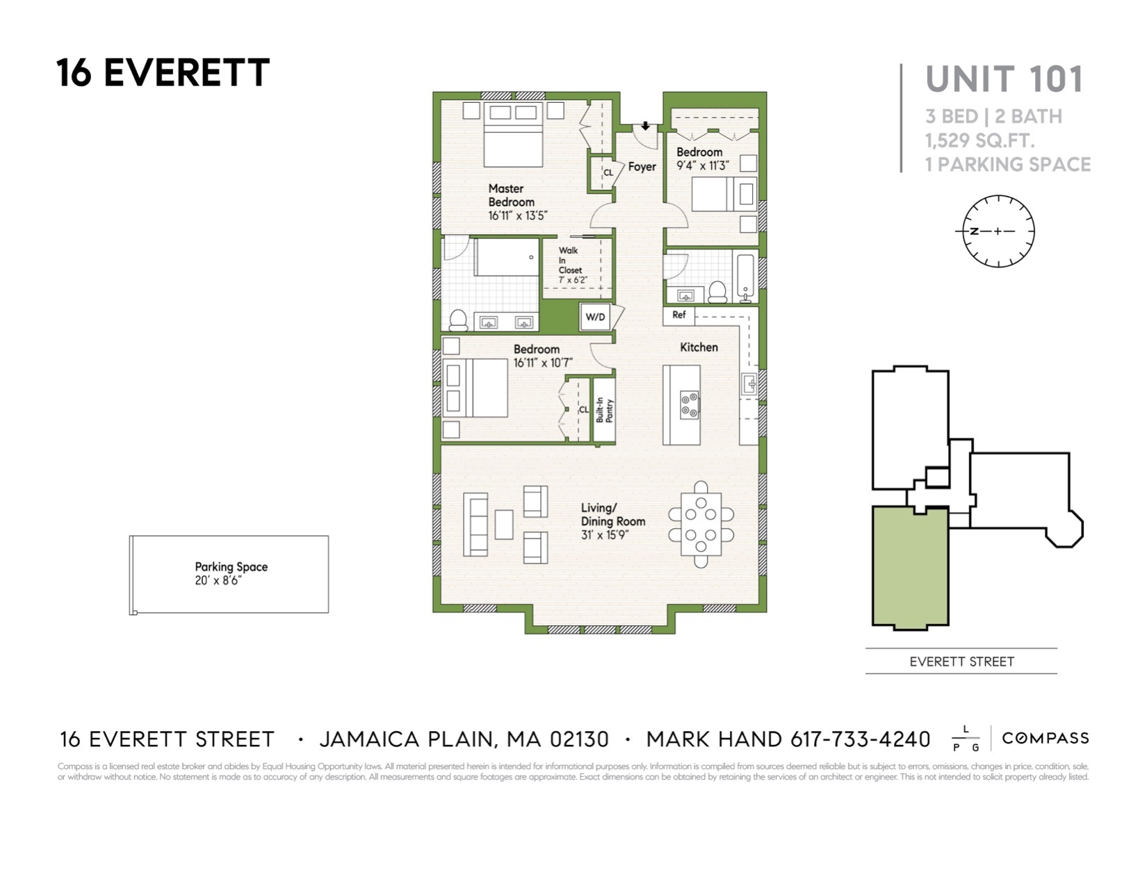 16 Everett Street, Unit 101 Boston, MA 02130 - Photo 2 of 2