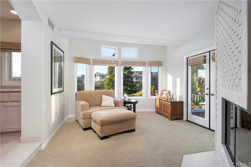 23 Emerald Glen Laguna Niguel, CA 92677 - Photo 30 of 56 Master sitting room with terrace overlooks pool area