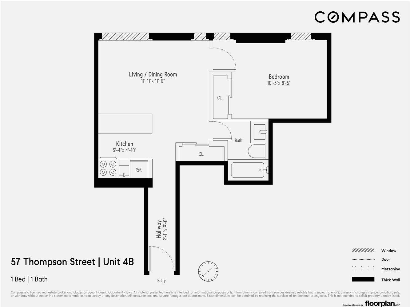 57 Thompson Street, Unit 4B Manhattan, NY 10012 - Photo 7 of 7