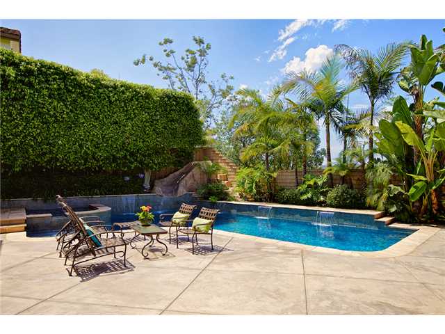 5255 Greenwillow Lane San Diego, CA 92130 - Photo 7 of 25 Deep Salt Water Swimming Pool, Spa & Slide with Solar Heating