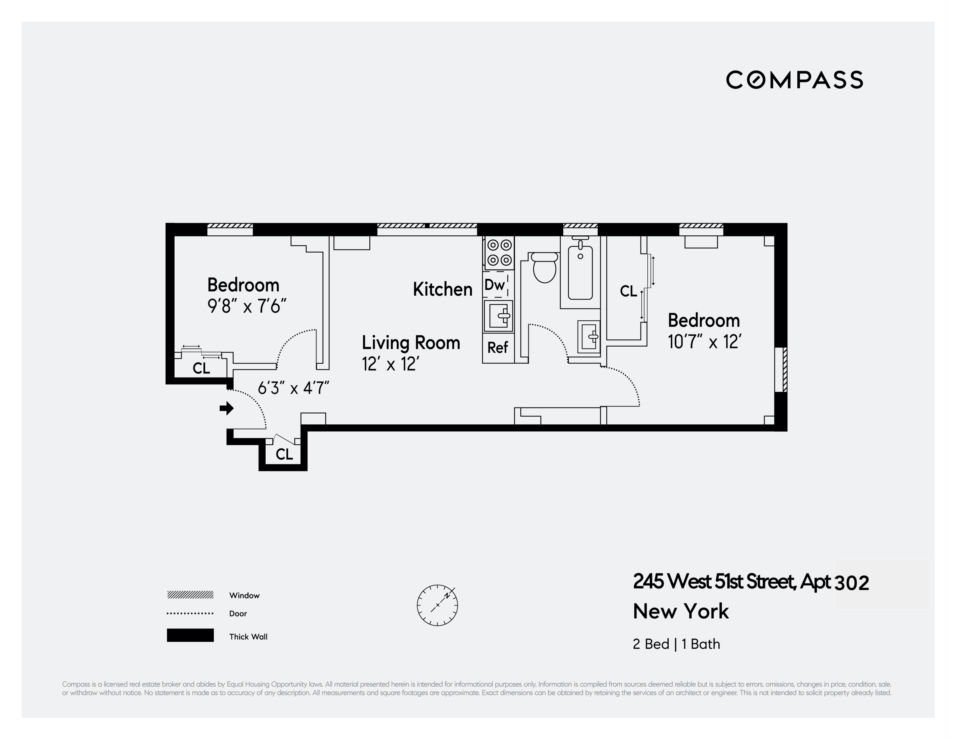245 West 51st Street, Unit 302 Manhattan, NY 10019 - Photo 9 of 10