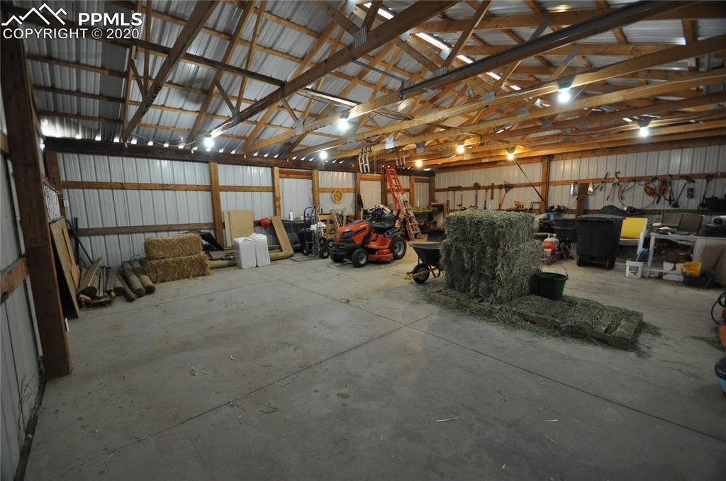 36825 East Jones Road Yoder, CO 80864 - Photo 30 of 36 Interior photo of the workshop.