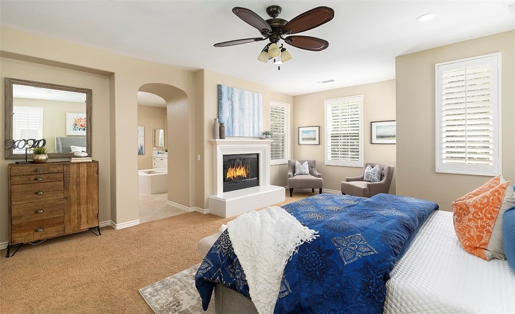 20 Winfield Drive Ladera Ranch, CA 92694 - Photo 20 of 47 Romantic Master Suite with fireplace, sitting area and Plantation Shutters ~