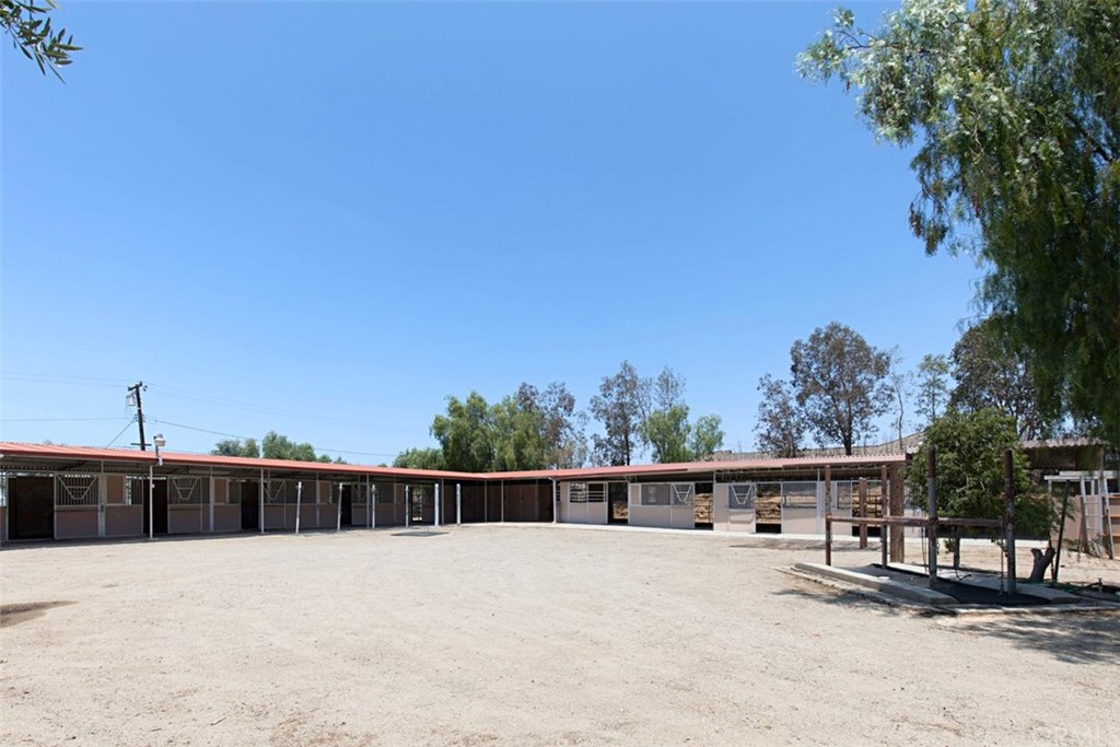1640 Hillside Avenue Norco, CA 92860 - Photo 61 of 75 Courtyard style barn with 13 stalls