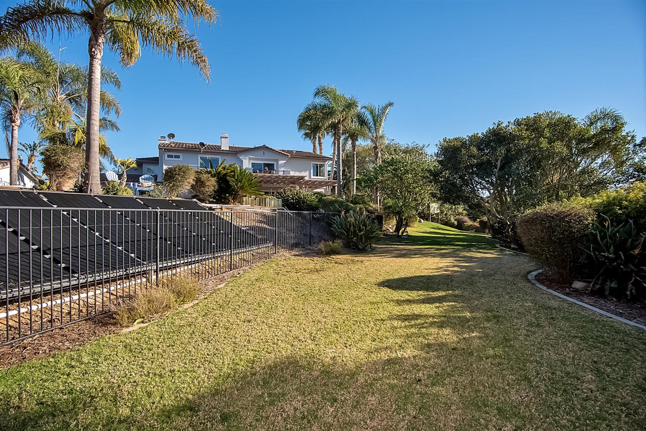 1379 Bello Mar Drive Encinitas, CA 92024 - Photo 25 of 25 Soccer sized grass area and solar for pool and spa!