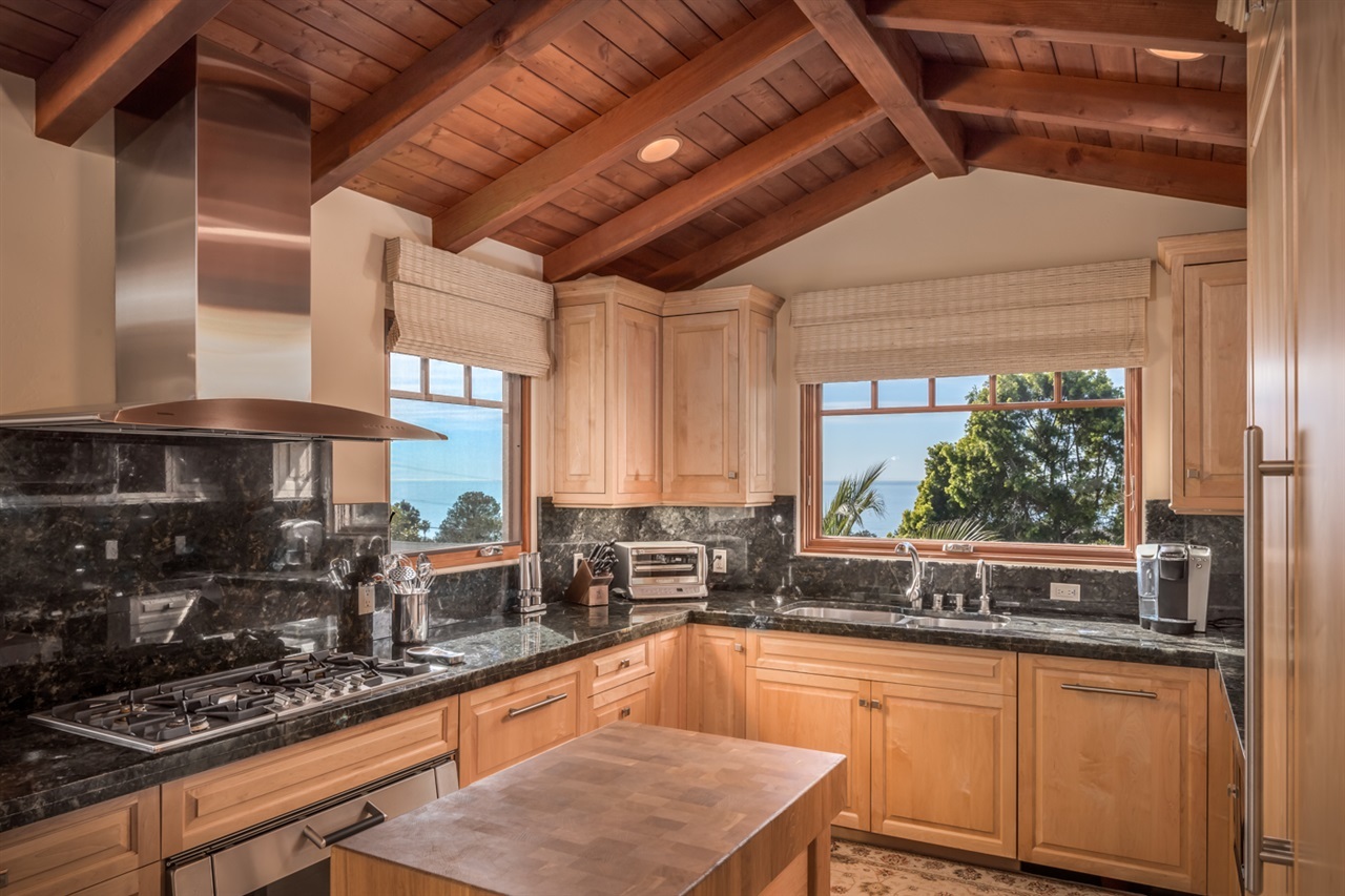 610 Kalamath Drive Del Mar, CA 92014 - Photo 7 of 19 Home & Garden/ Gourmet kitchen that has been hardly used. Refrigerator drawers plus Subzero custom built-in, steamer oven, gas cook top, exotic slab stone counters... The OCEAN VIEWS from the kitchen window are so peaceful too.