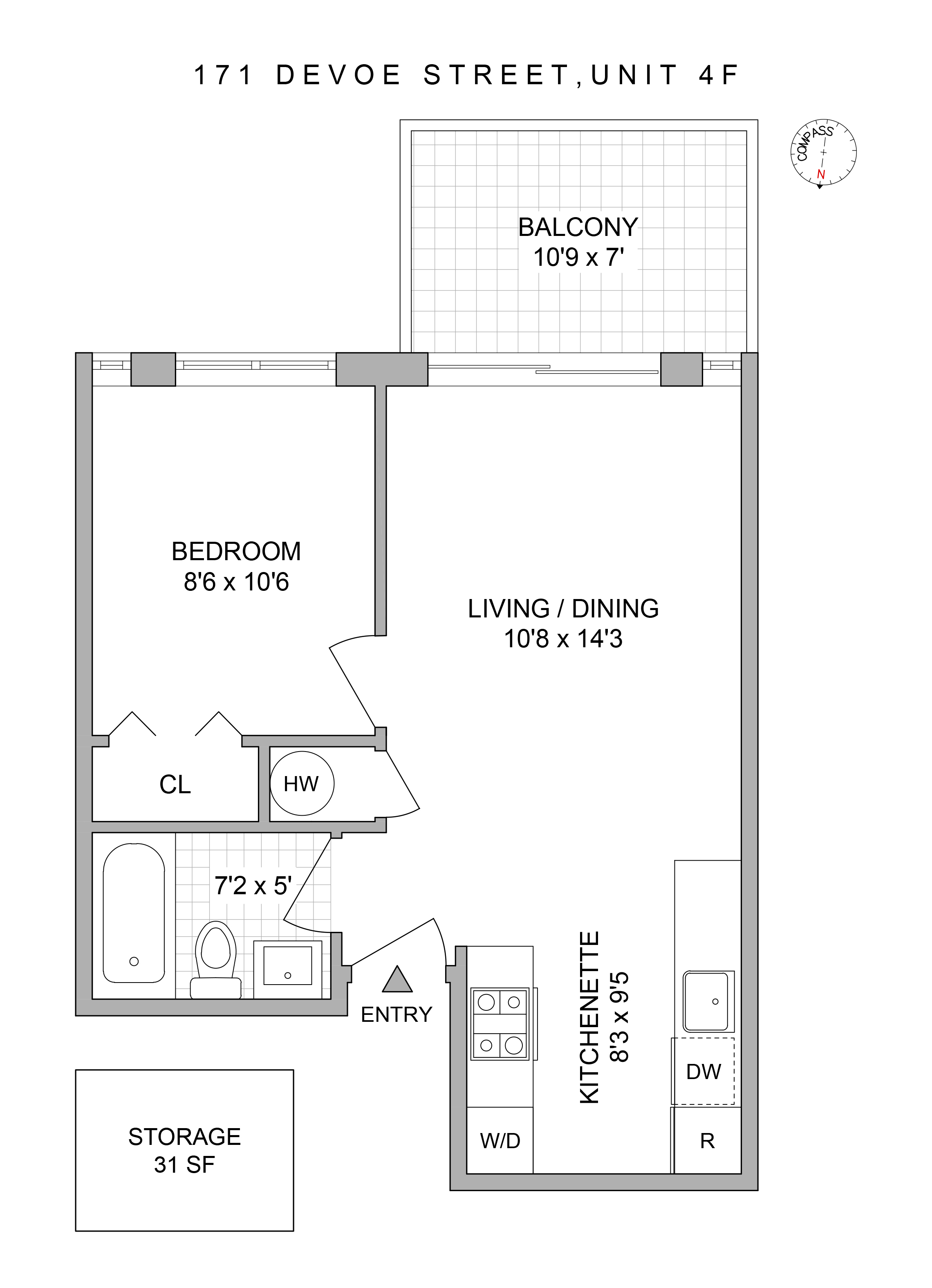 171 Devoe Street, Unit 4F Brooklyn, NY 11211 - Photo 9 of 9