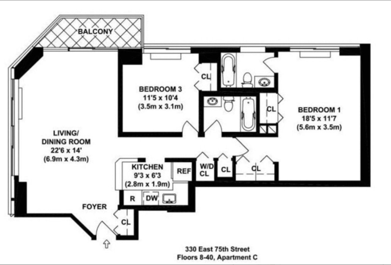 330 East 75th Street, Unit 36C Manhattan, NY 10021 - Photo 9 of 9