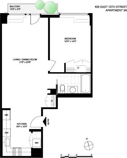 425 East 13th Street, Unit 3N Manhattan, NY 10009 - Photo 11 of 11