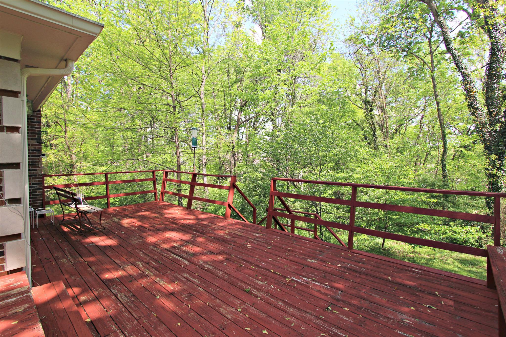 300 Kippsford Pond Road Columbia, TN 38401 - Photo 4 of 36 Deck offers views of lush, private backyard.