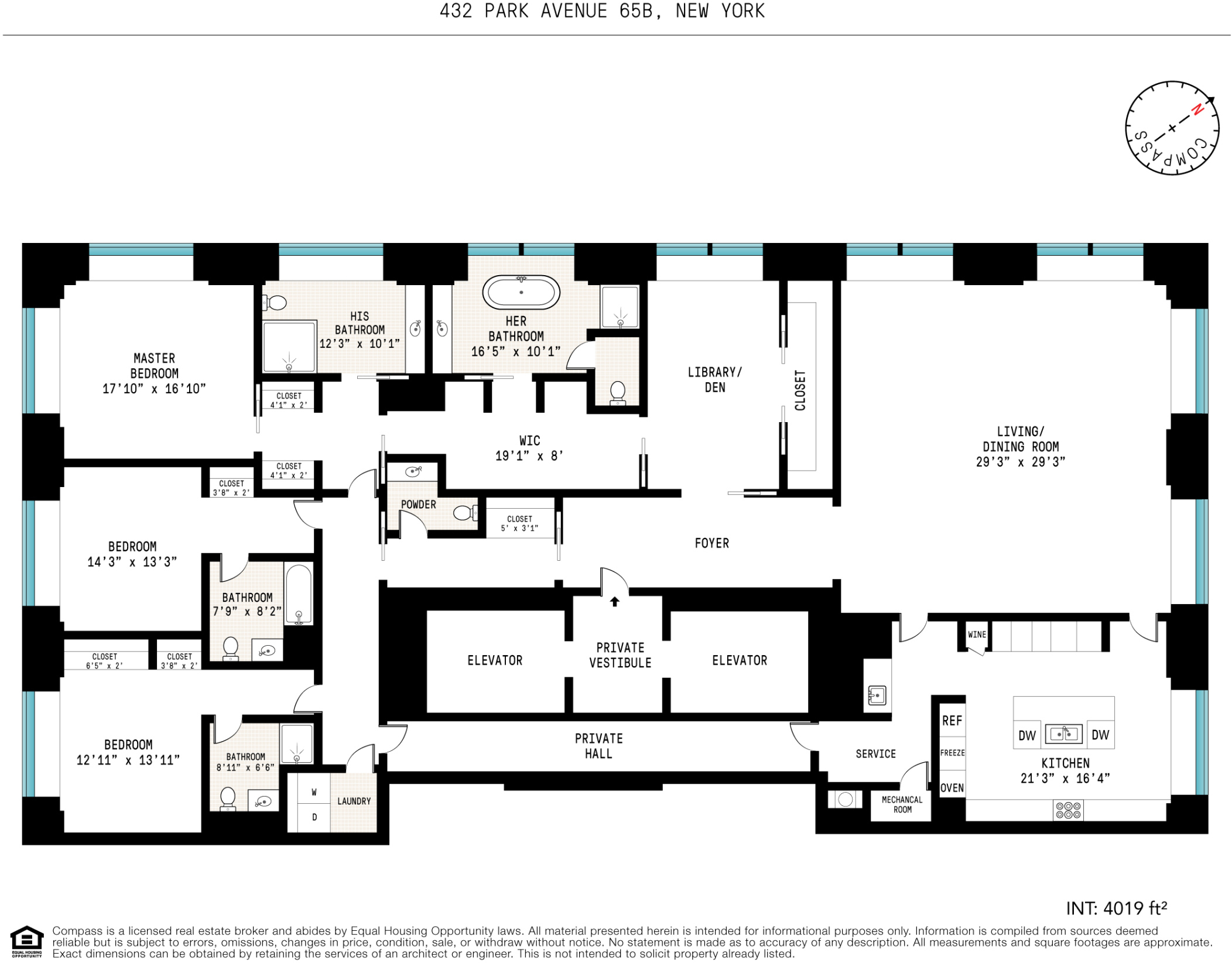 432 Park Avenue, Unit 65B Manhattan, NY 10022 - Photo 10 of 11