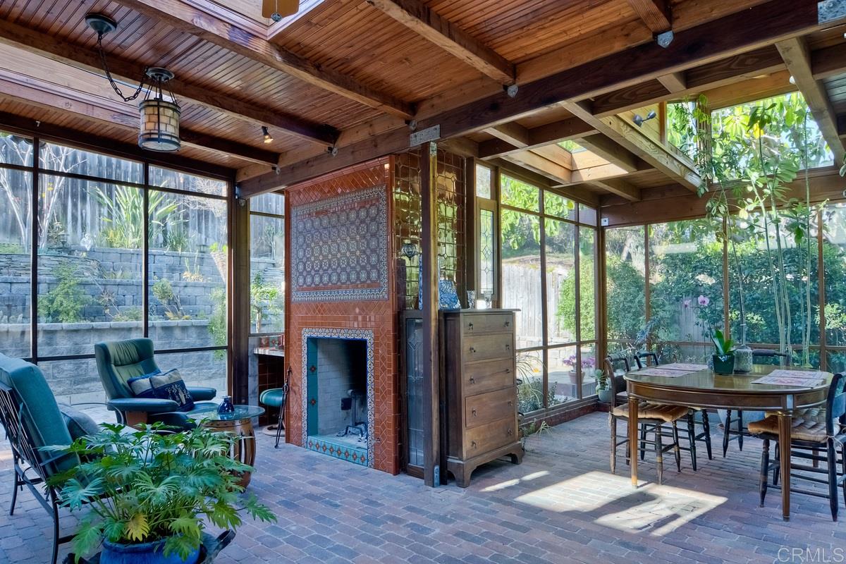 2136 Pleasant Grove Road Encinitas, CA 92024 - Photo 10 of 25 Family room with custom rock fireplace (3 fireplaces in home)